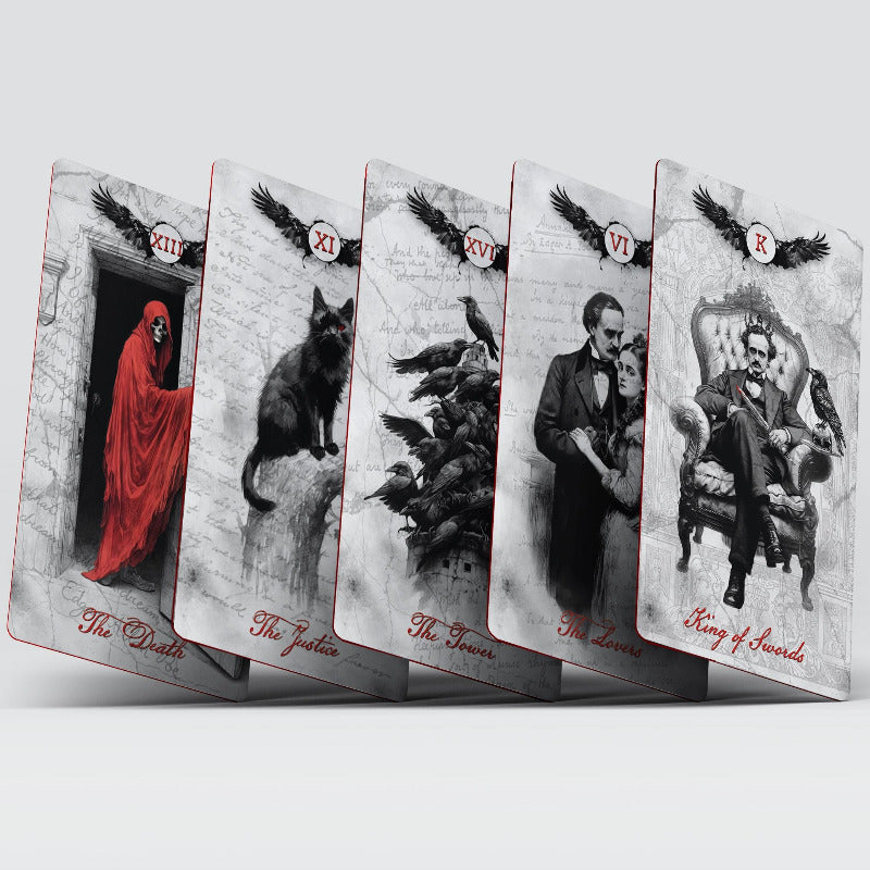 Tarot of AMERICAN GOTHIC POEMS inspired by Edgar Allan Poe